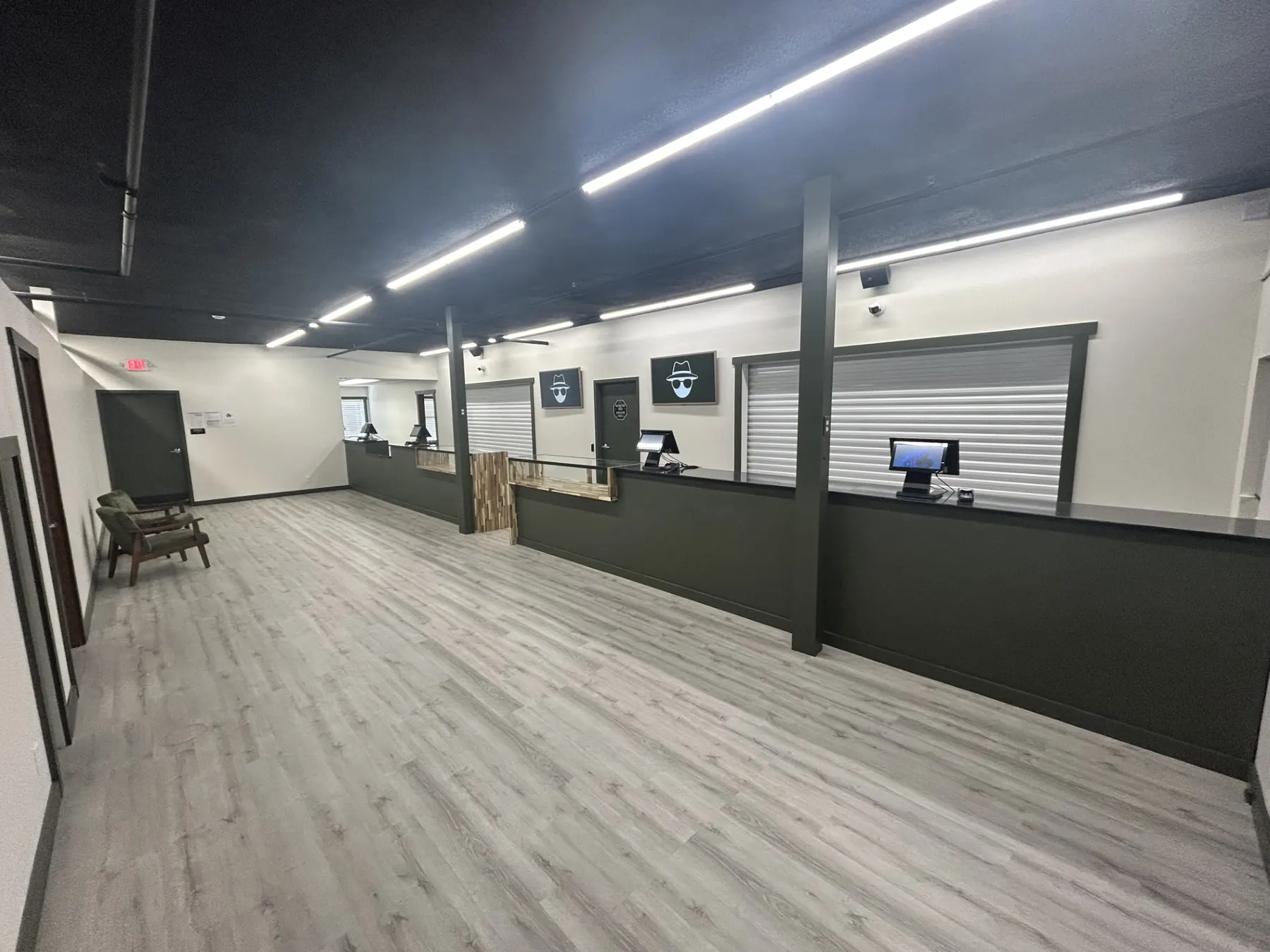 Finished retail floor